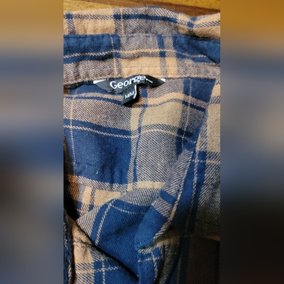 George Cotton Plaid Button Down Shirt - Picture 4 of 4